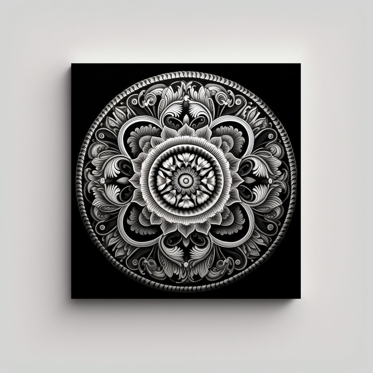 GENERICO - Mandala Decorativo Con Patrones Elaborados En 70x70 Cm