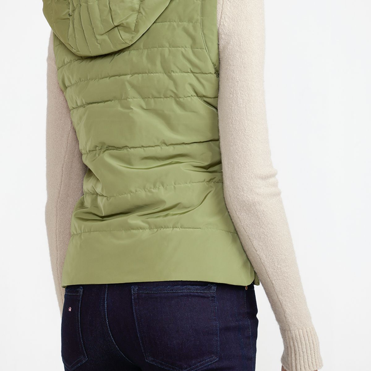 CANADIENNE - Parka Mujer Sin Mangas Bimba Verde