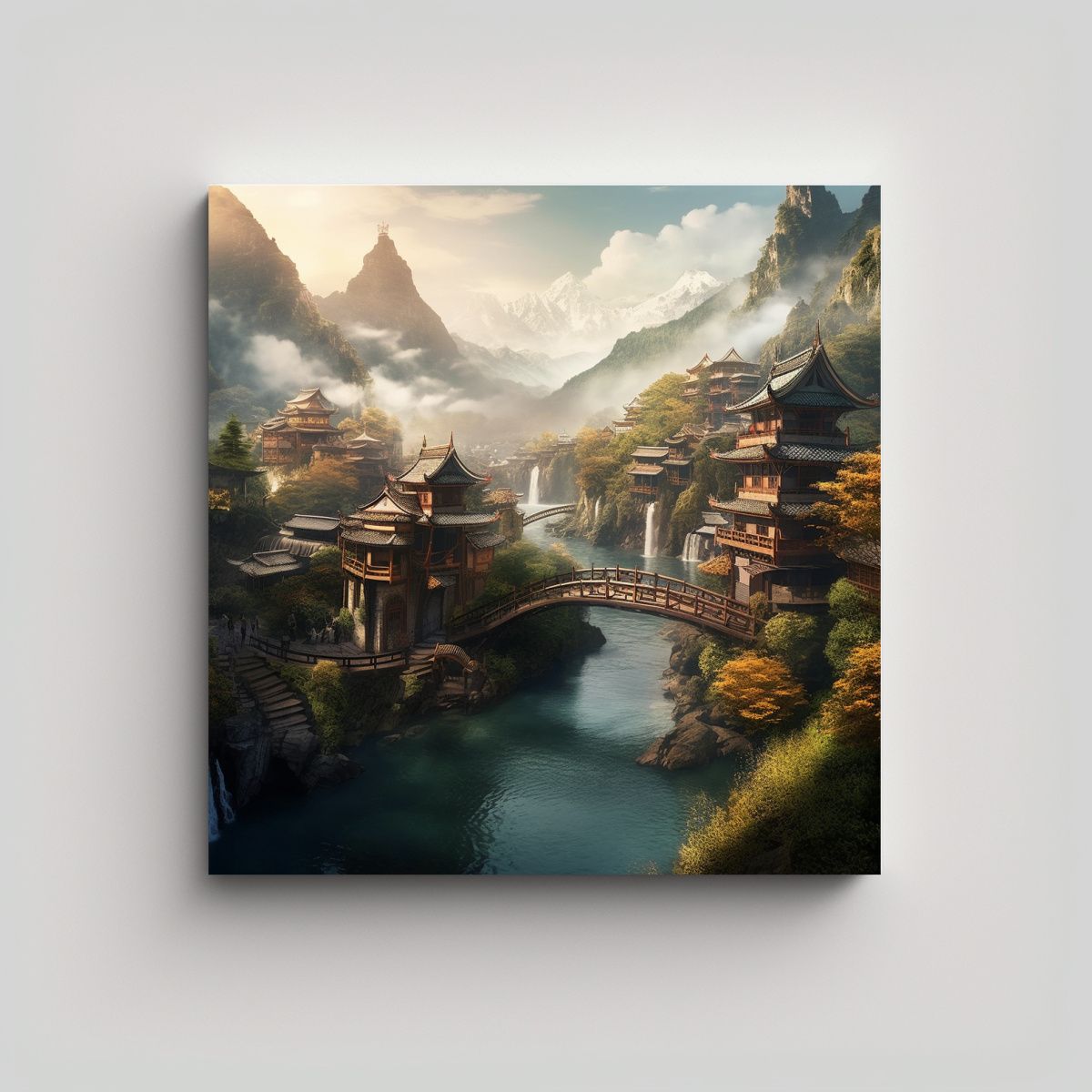 GENERICO - Pintura Decorativa Detalle Arquitectónico 70x70 Cm