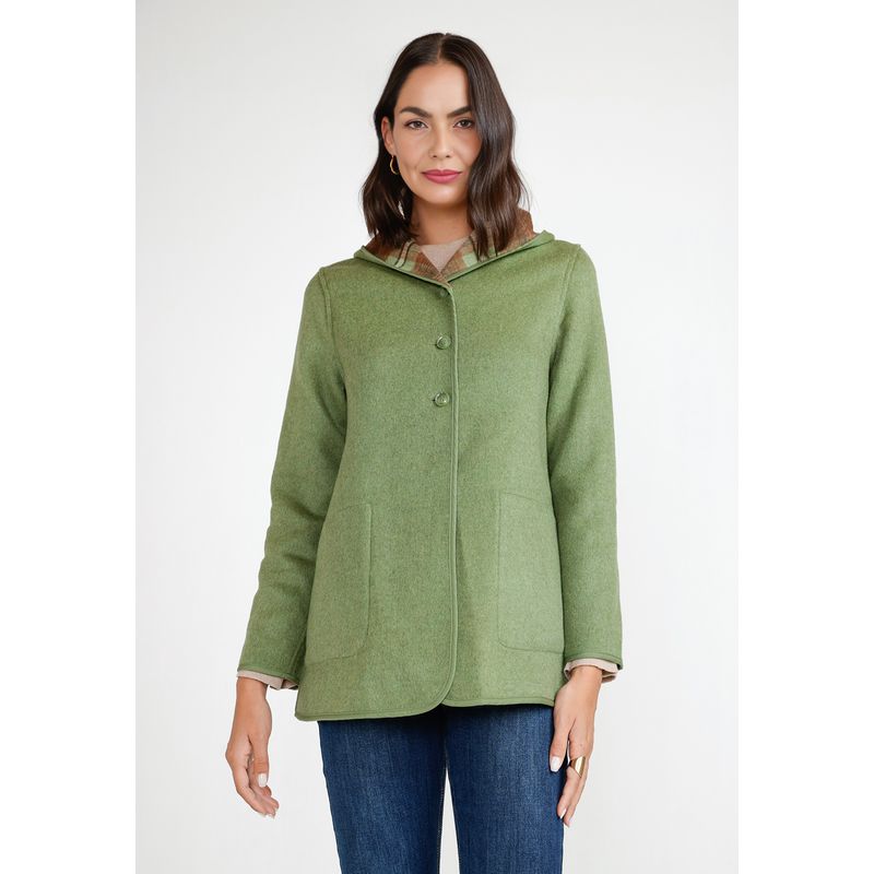 CANADIENNE - Chaquetón Mujer Anele Verde Canadienne