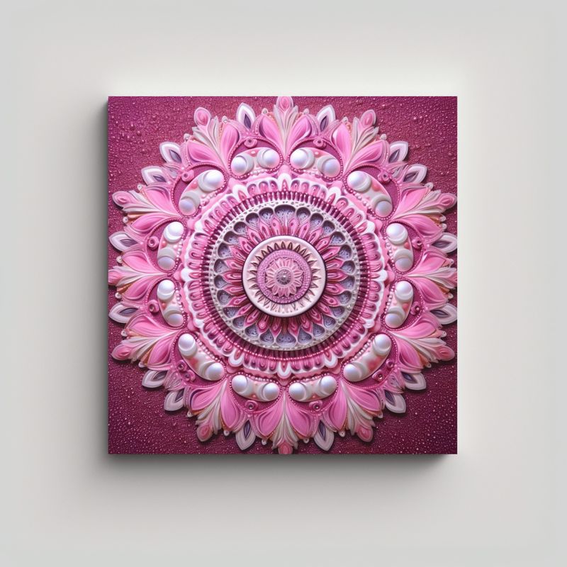 GENERICO - Cuadros Decorativos Canva Tonos Visual 50x50 Cm