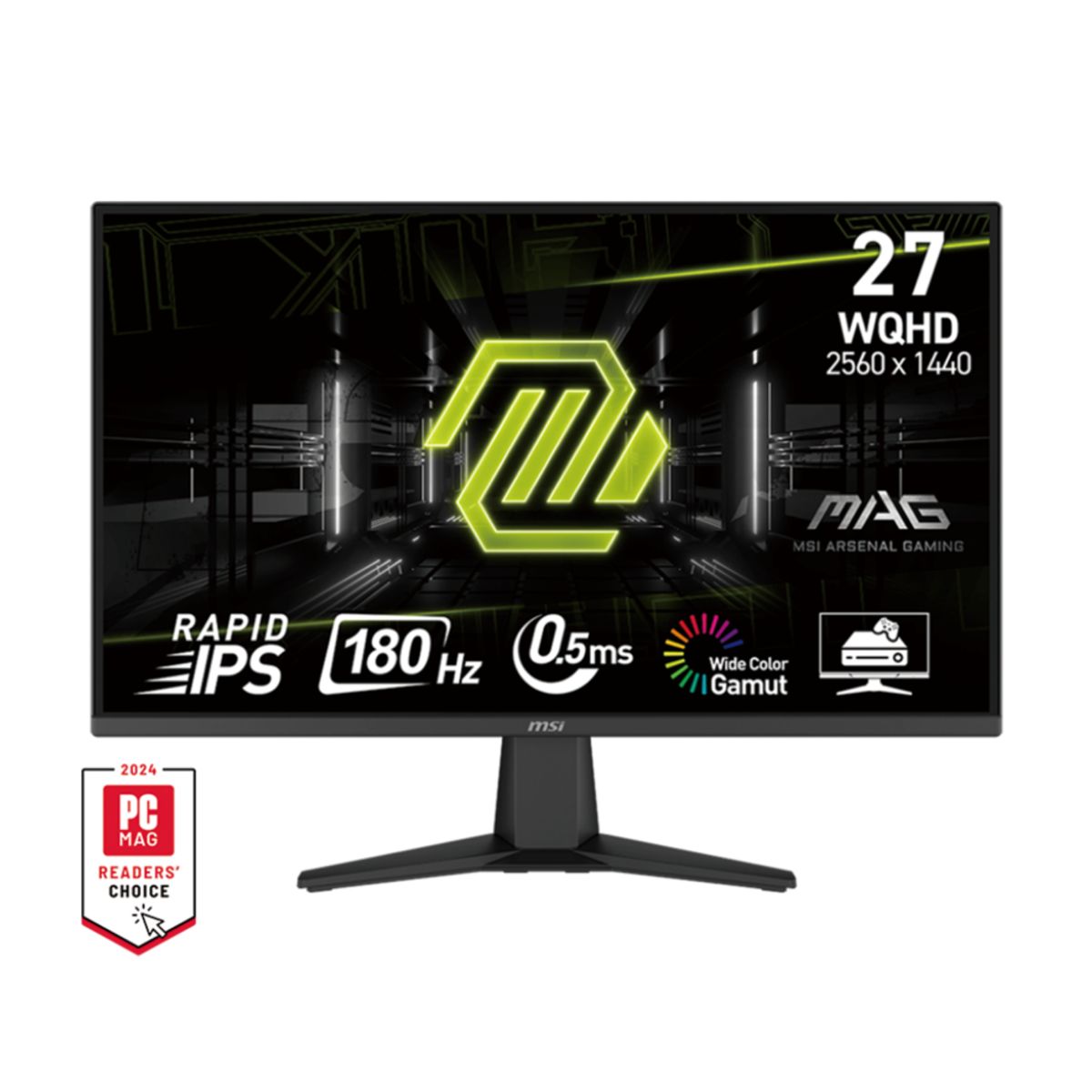 MSI - Monitor Gamer MSI MAG 275QF 27” 2K WQHD 180Hz IPS 05ms