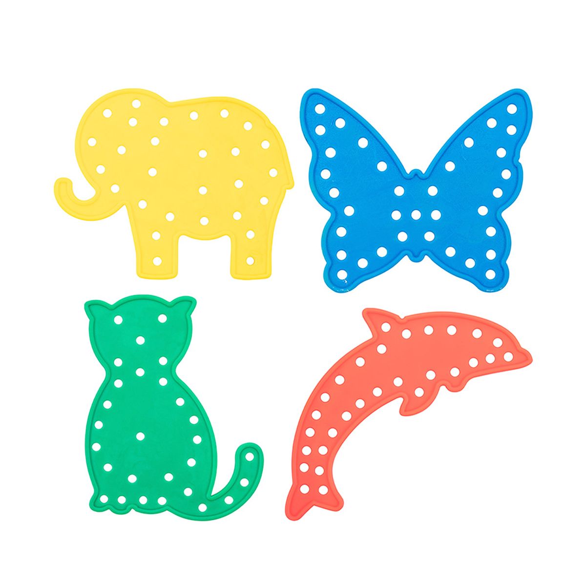 DACTIC - Animales para Bordar Plastico Dactic 8uds