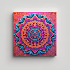 GENERICO - Venta De Mandala Decorativa Con Elaborados 60x60 Cm