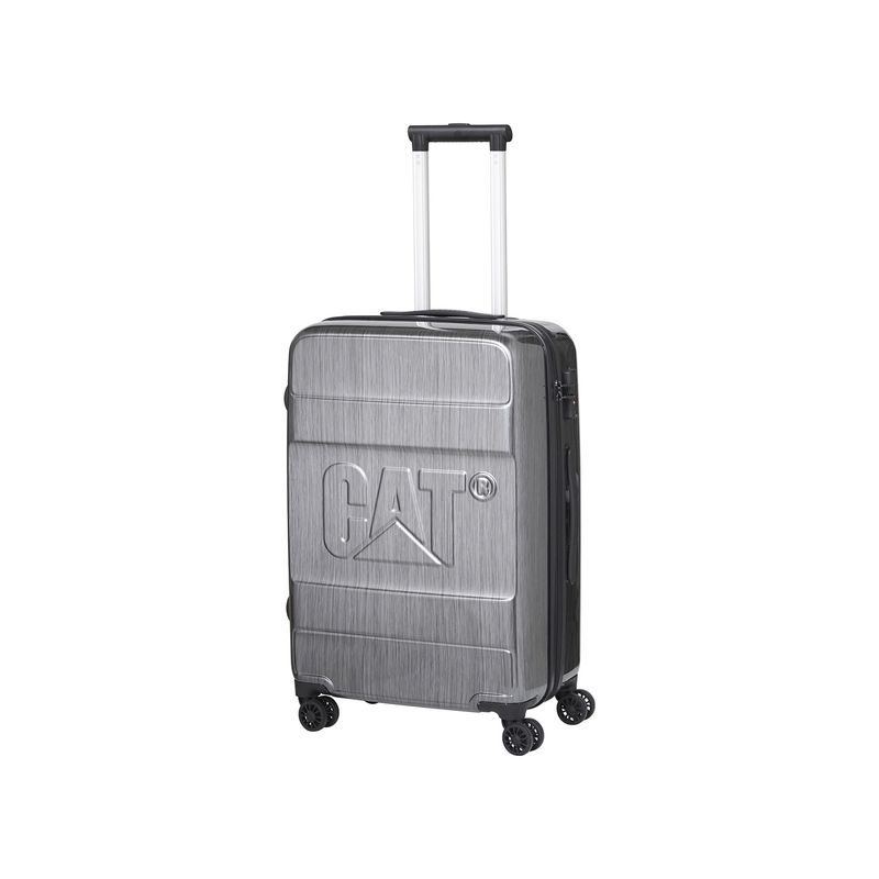 CAT - Maleta de viaje Cabina 4 RuedasD 2.0 Small Plateado CAT