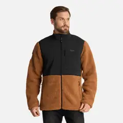 LIPPI - Polar Hombre Glaciar Sherpa-Pro Jacket Café Claro