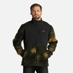 LIPPI - Polar Hombre Glaciar Sherpa-Pro Jacket Print Verde Militar