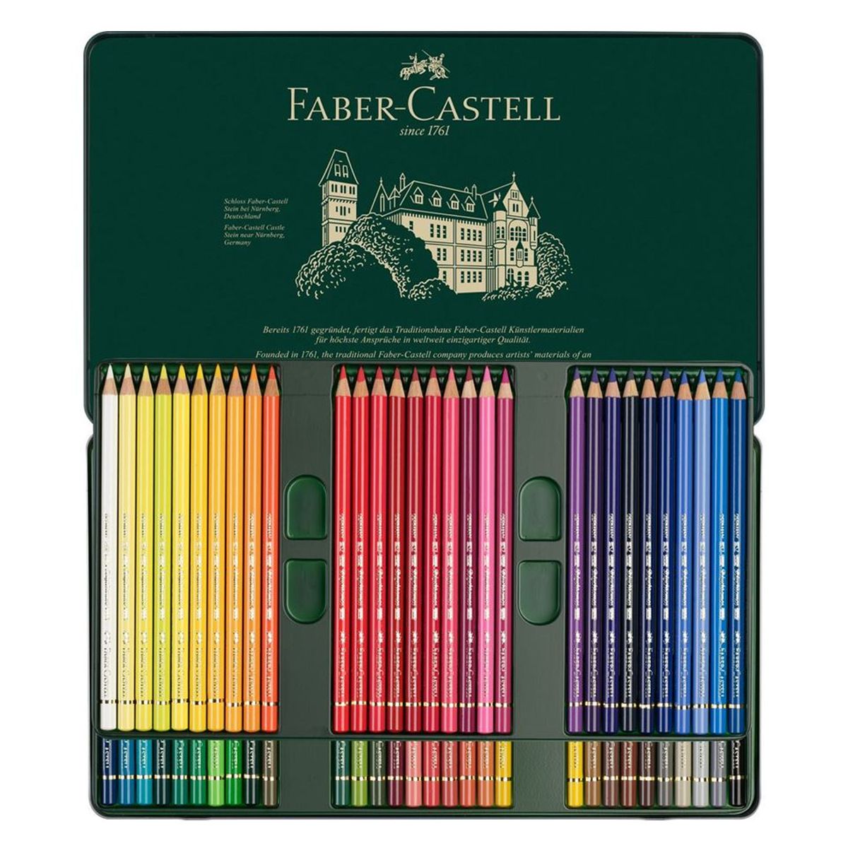 Lápices Faber-Castell Polychromos 60 Colores, marca FABER-CASTELL - Foto 2