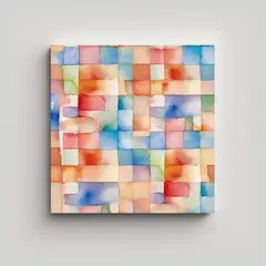 GENERICO - Cuadro Decorativo Canva Vanguardia Melody Joy 90x90 Cm