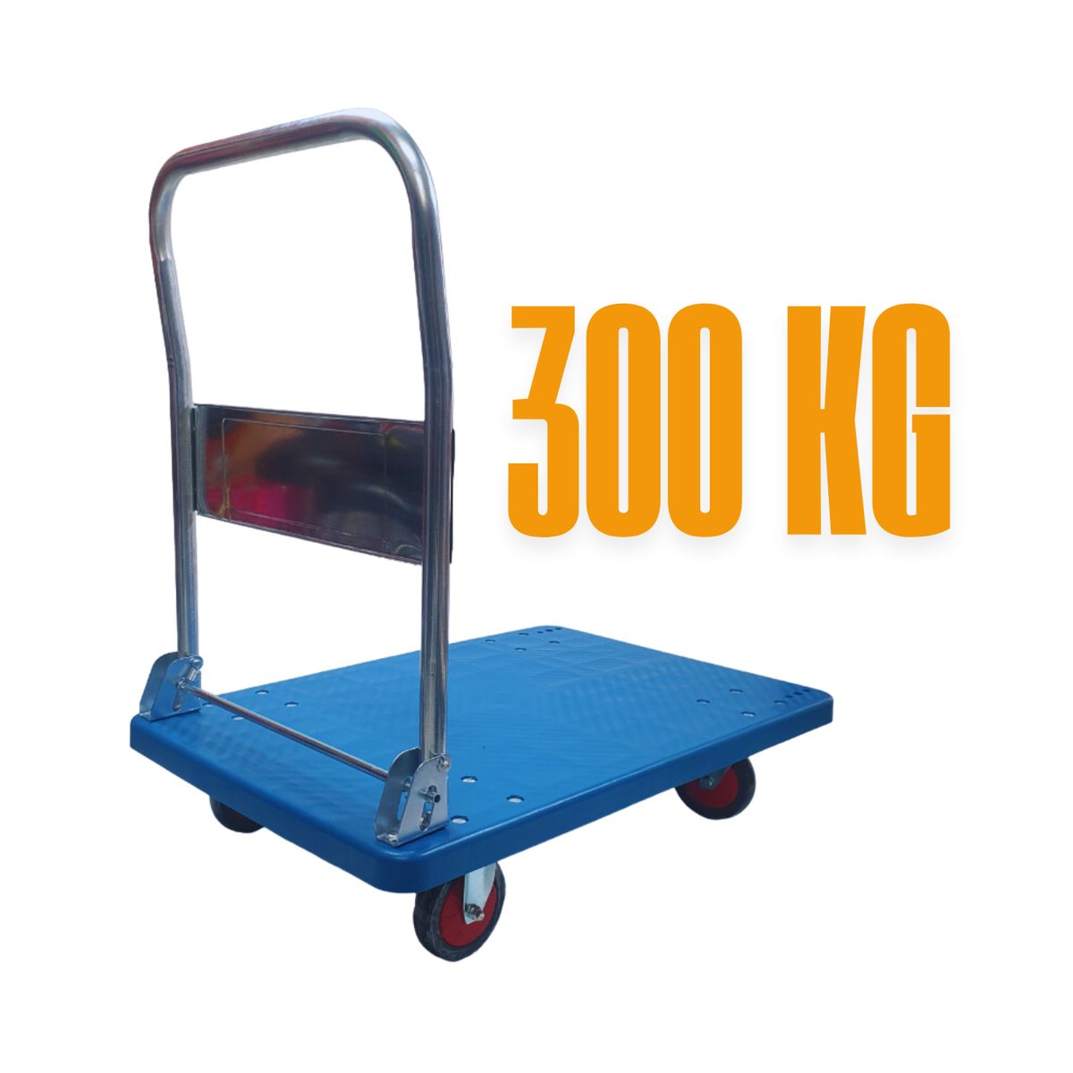 GENERICO - Carro Yegua Plegable 300 Kg - Ruedas Macizas