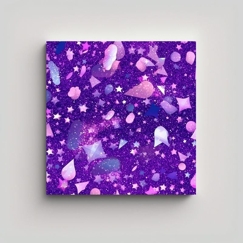 GENERICO - Patrón Brillante De Alegría Melódica Con 70x70 Cm