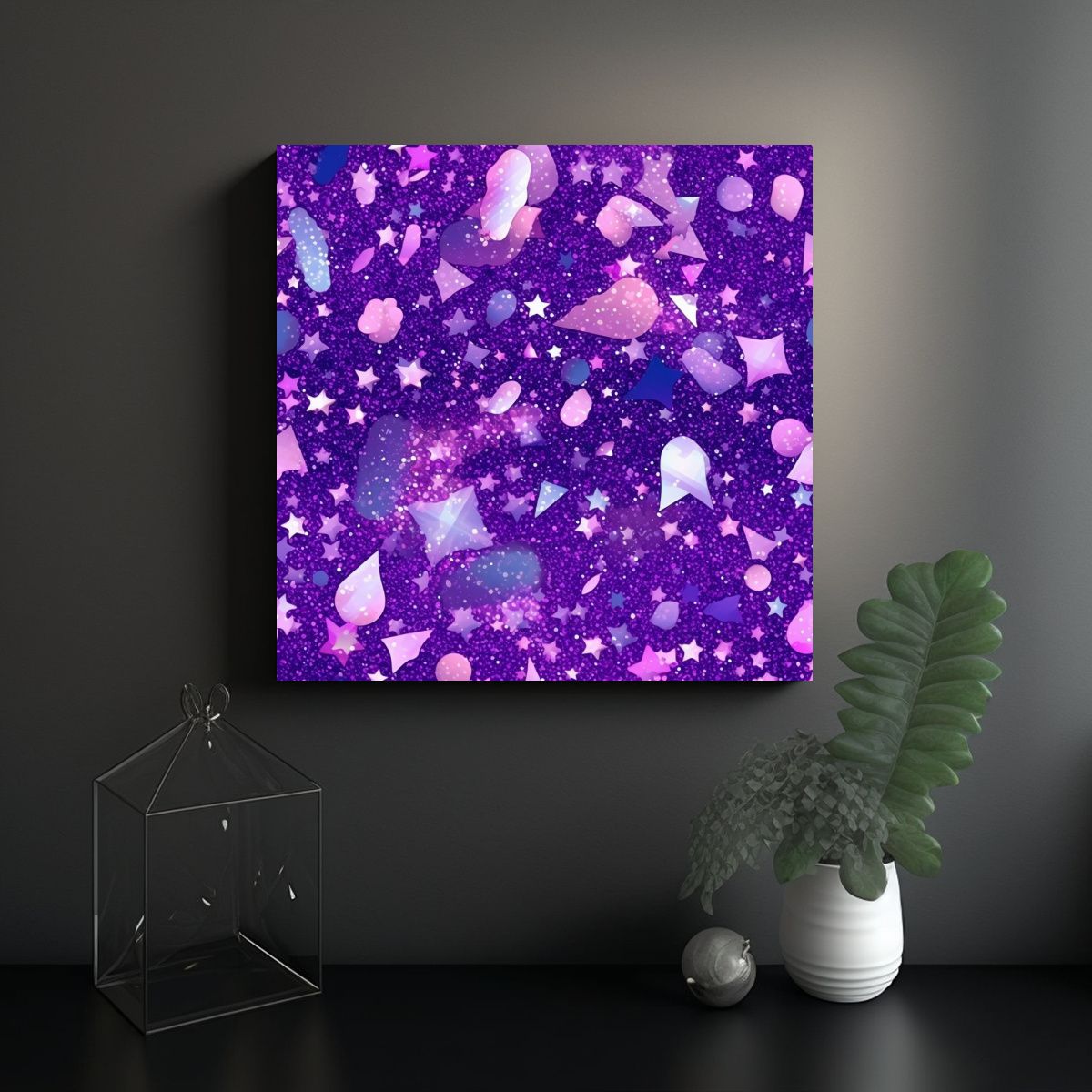 GENERICO - Patrón Brillante De Alegría Melódica Con 60x60 Cm