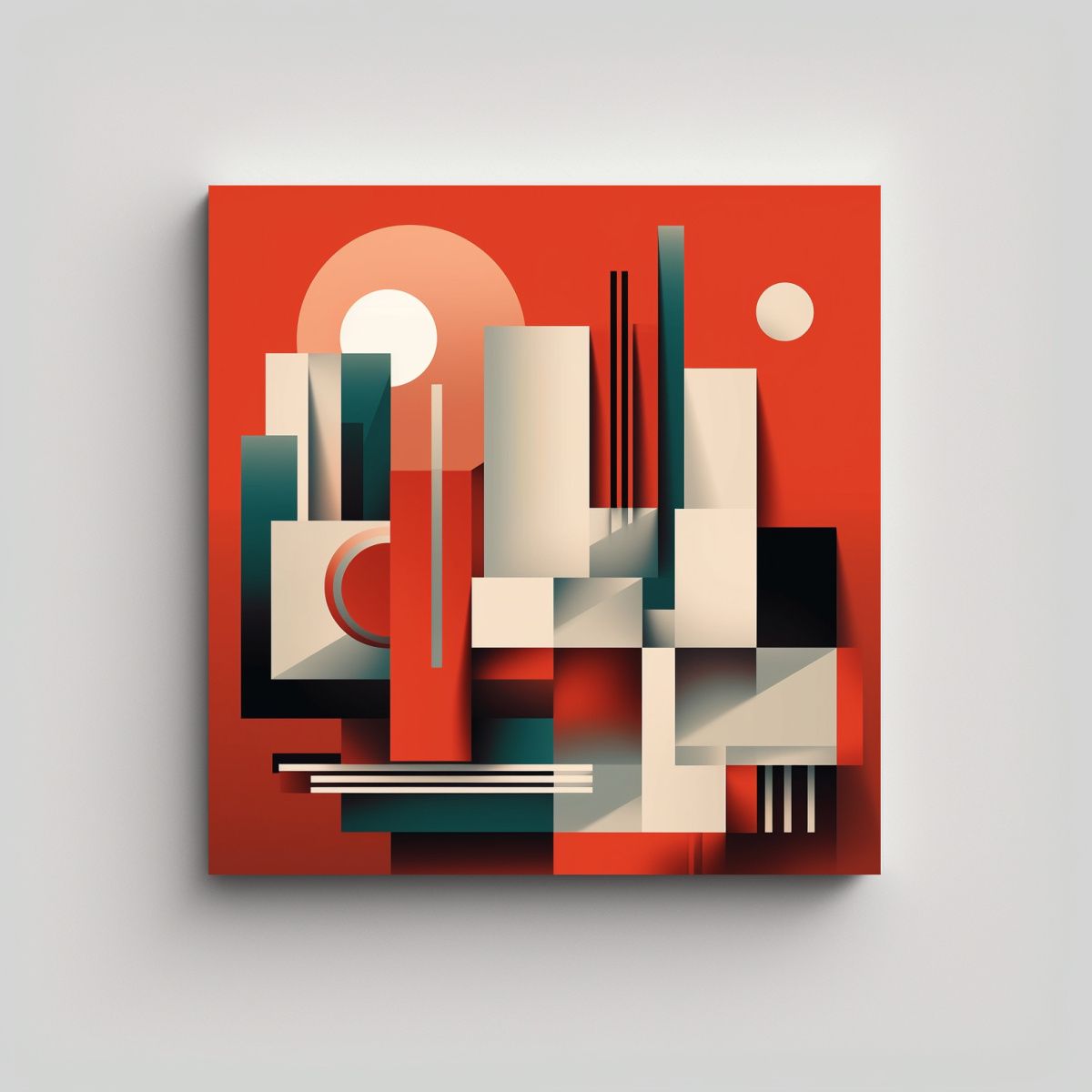 GENERICO - Pinturas Decorativas Abstractas Minimalistas De 80x80 Cm