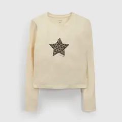 COLLOKY - Polera Niña Beige 56372