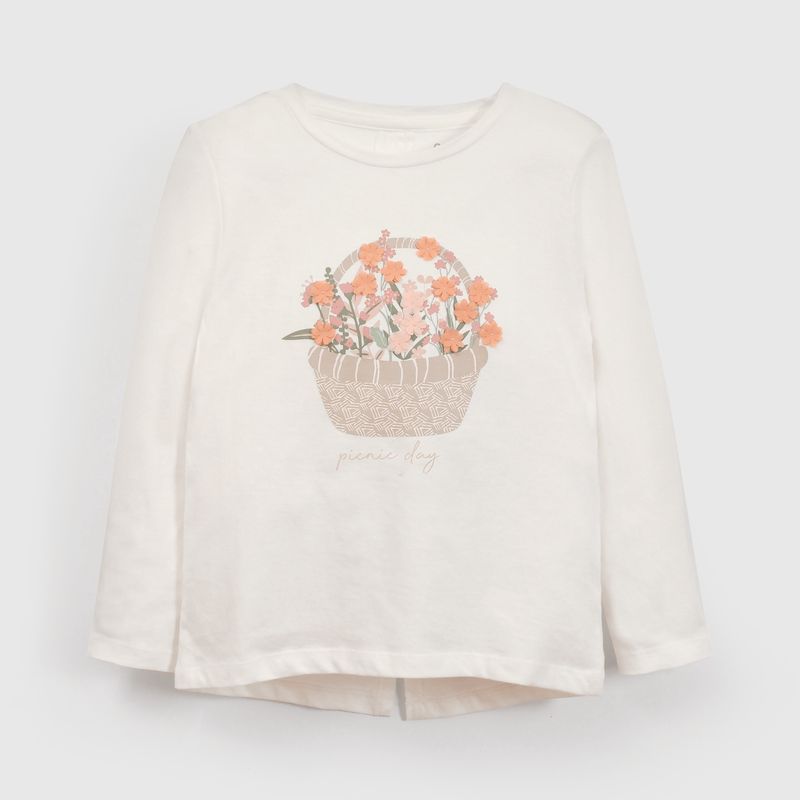 COLLOKY - Polera Niña Blanco 56377 Colloky