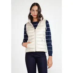 CANADIENNE - Parka Sin Mangas Mujer Beige