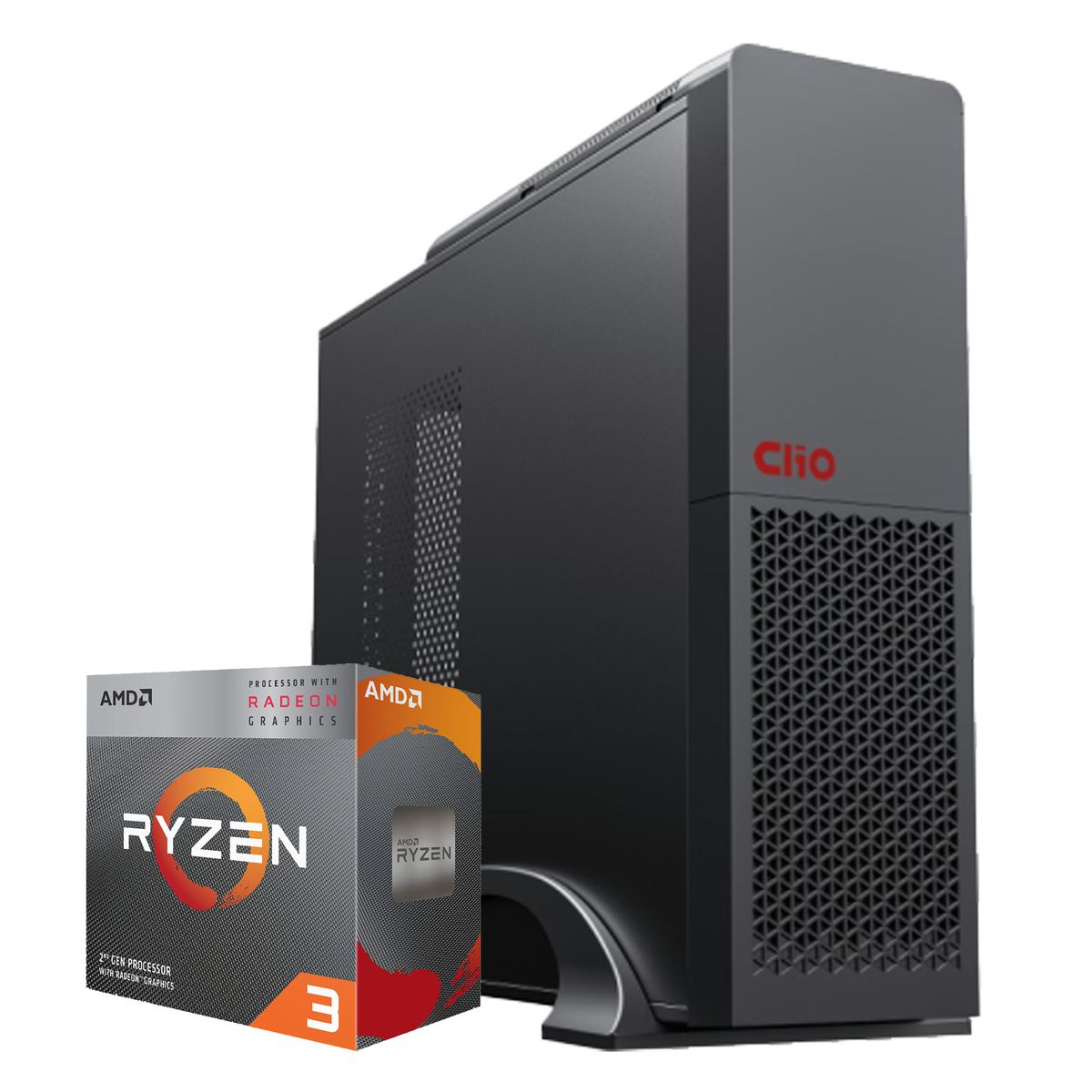 HYPERPC - PC oficina mini AMD Ryzen 3 5300G Vega 6 16Gb 1Tb WiFi