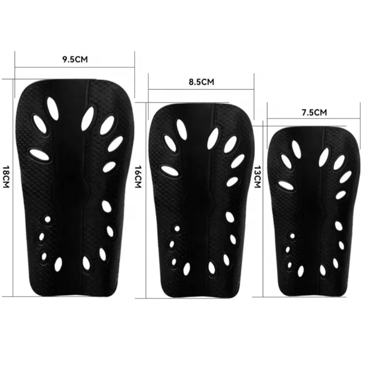 GENERICO - Canilleras de Fútbol Espinilleras de Protección deportivas M