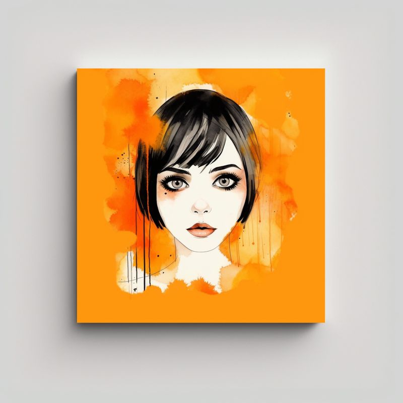 GENERICO - Cuadro Minimalista Resistente En Lienzo Con 50x50 Cm