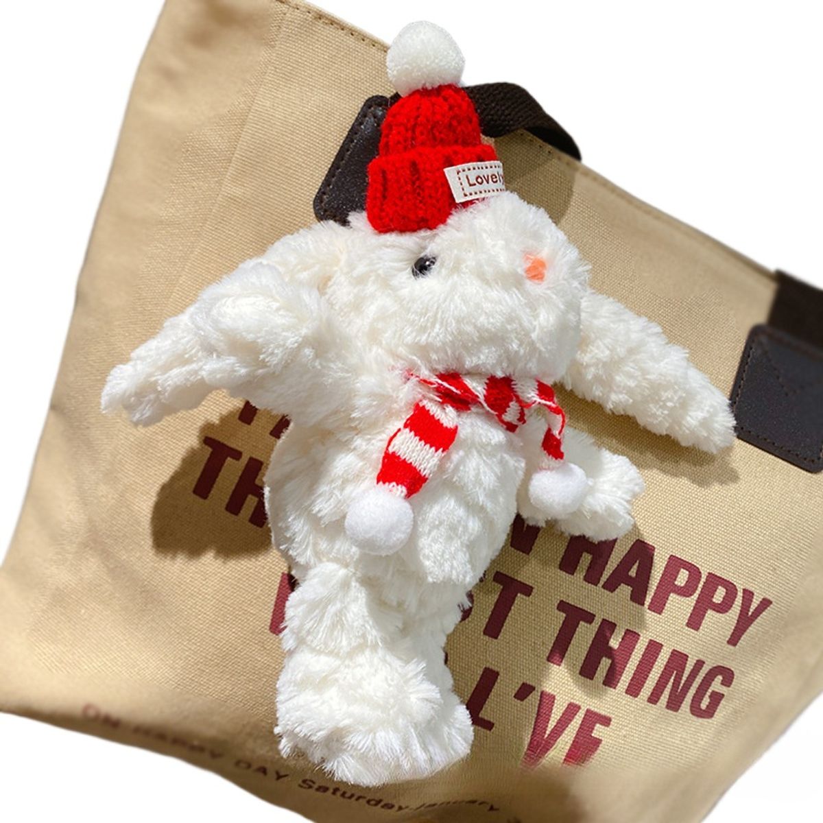 TIOZONEY - Llavero de muñeca de peluche