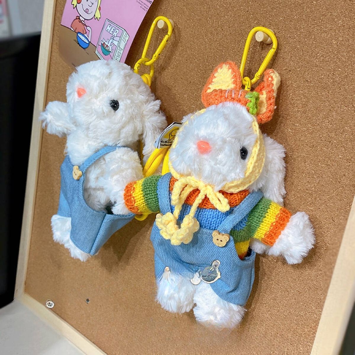 TIOZONEY - Llavero de muñeca de peluche