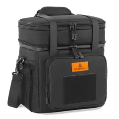TIOZONEY - Bolsa Del Almuerzo bicapa negro