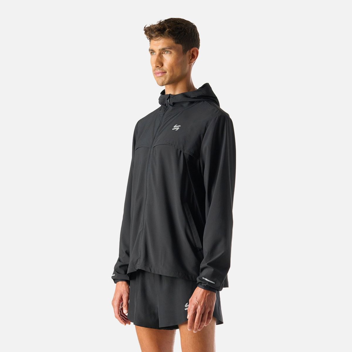 VULCANO - Chaqueta Hombre Built To Move Pro Windbreaker Jacket Negro Vulcano