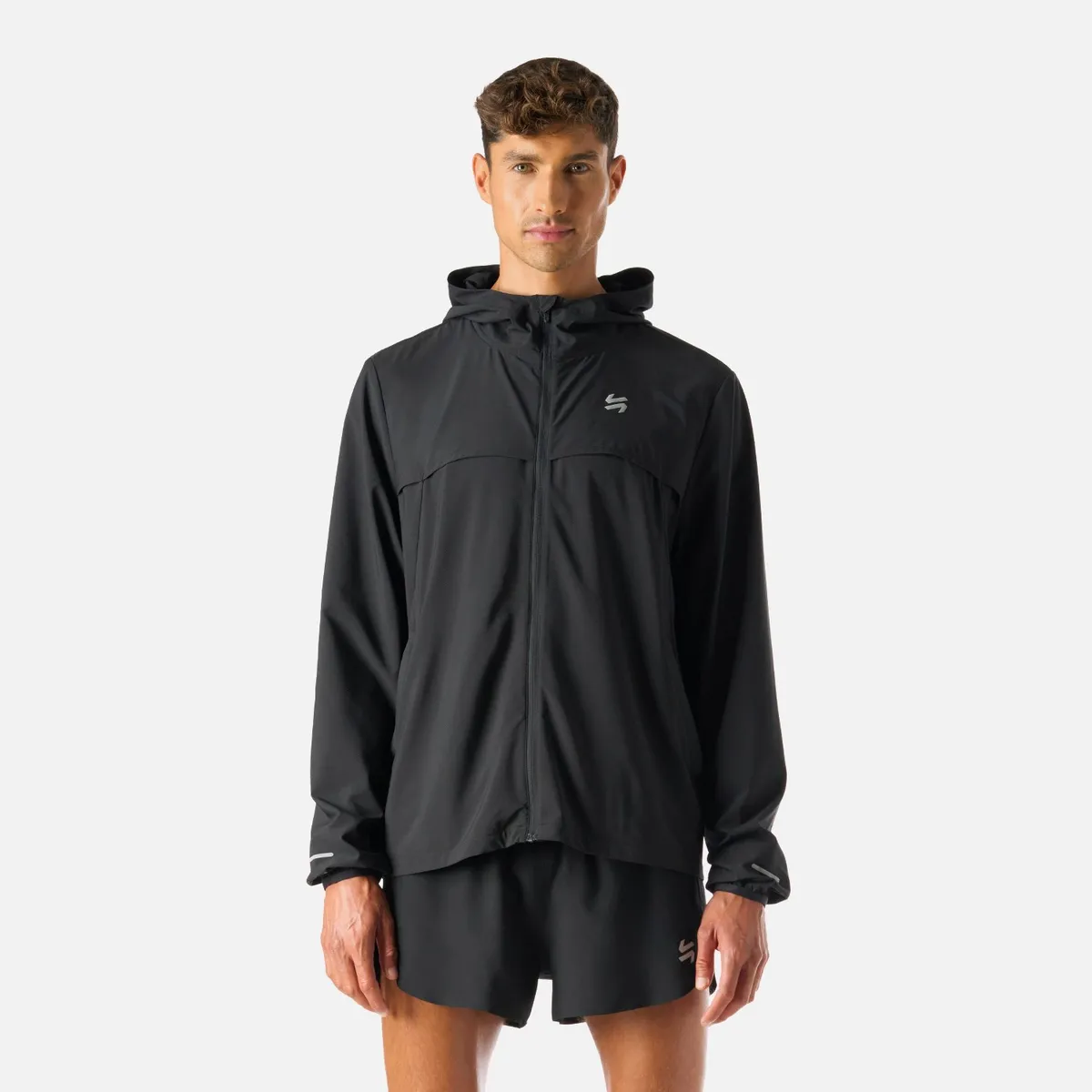 VULCANO - Chaqueta Hombre Built To Move Pro Windbreaker Jacket Negro Vulcano