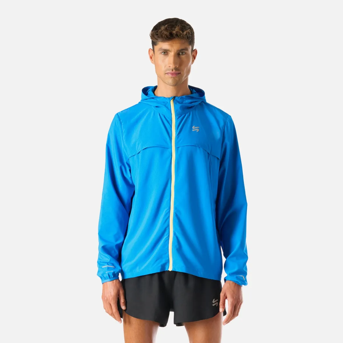 VULCANO - Chaqueta Hombre Built To Move Pro Windbreaker Jacket Azul Vulcano