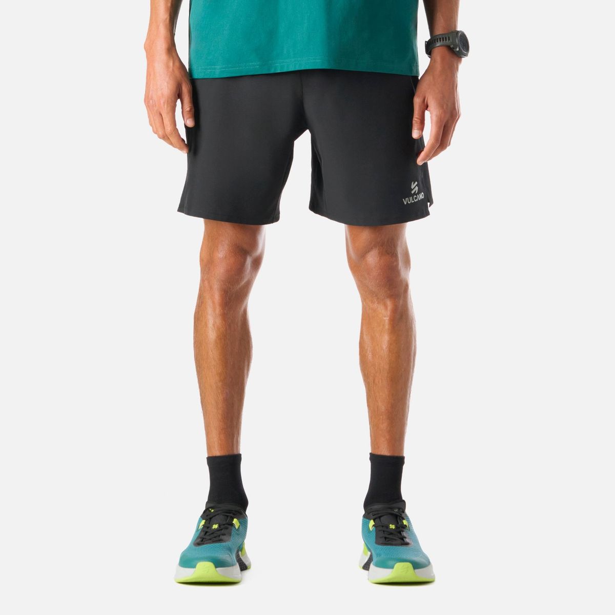 VULCANO - Short Deportivo  7" Hombre Tempo