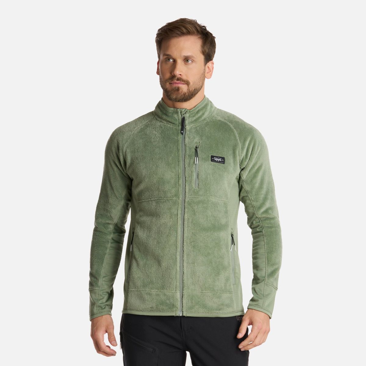 LIPPI - Polar Hombre Numan Shaggy-Pro Jacket Jade Oscuro Lippi