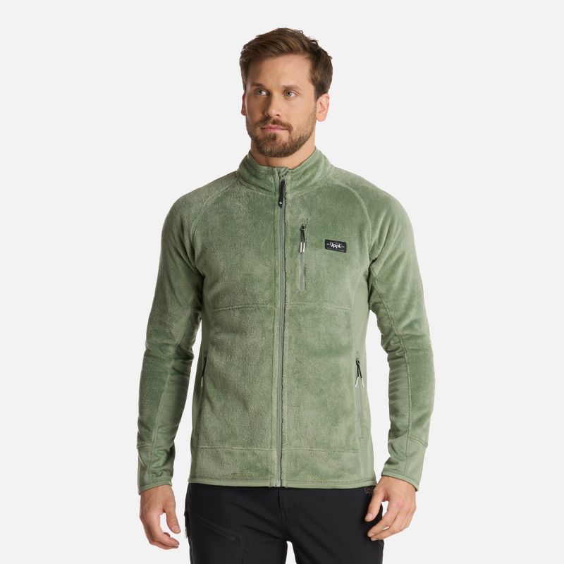 LIPPI - Polar Hombre Numan Shaggy-Pro Jacket Jade Oscuro Lippi
