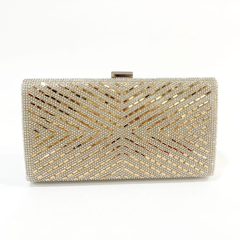 TIOZONEY - Cartera de fiesta Dorado