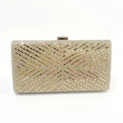 TIOZONEY - Cartera de fiesta Dorado