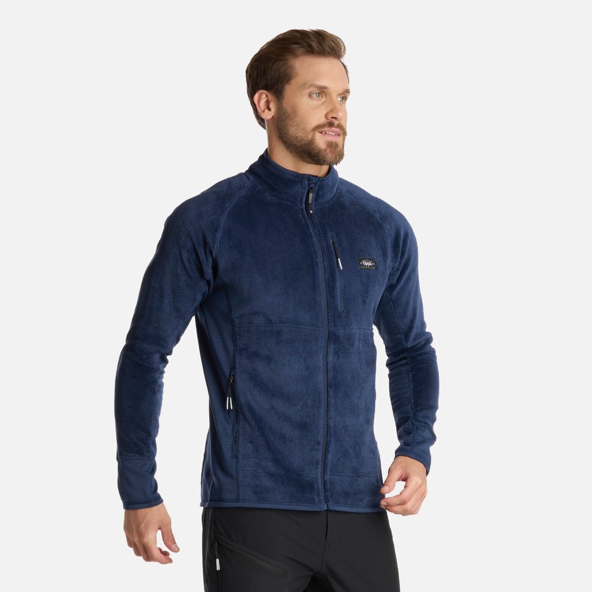 LIPPI - Polar Hombre Numan Shaggy-Pro Jacket Azul Marino Lippi