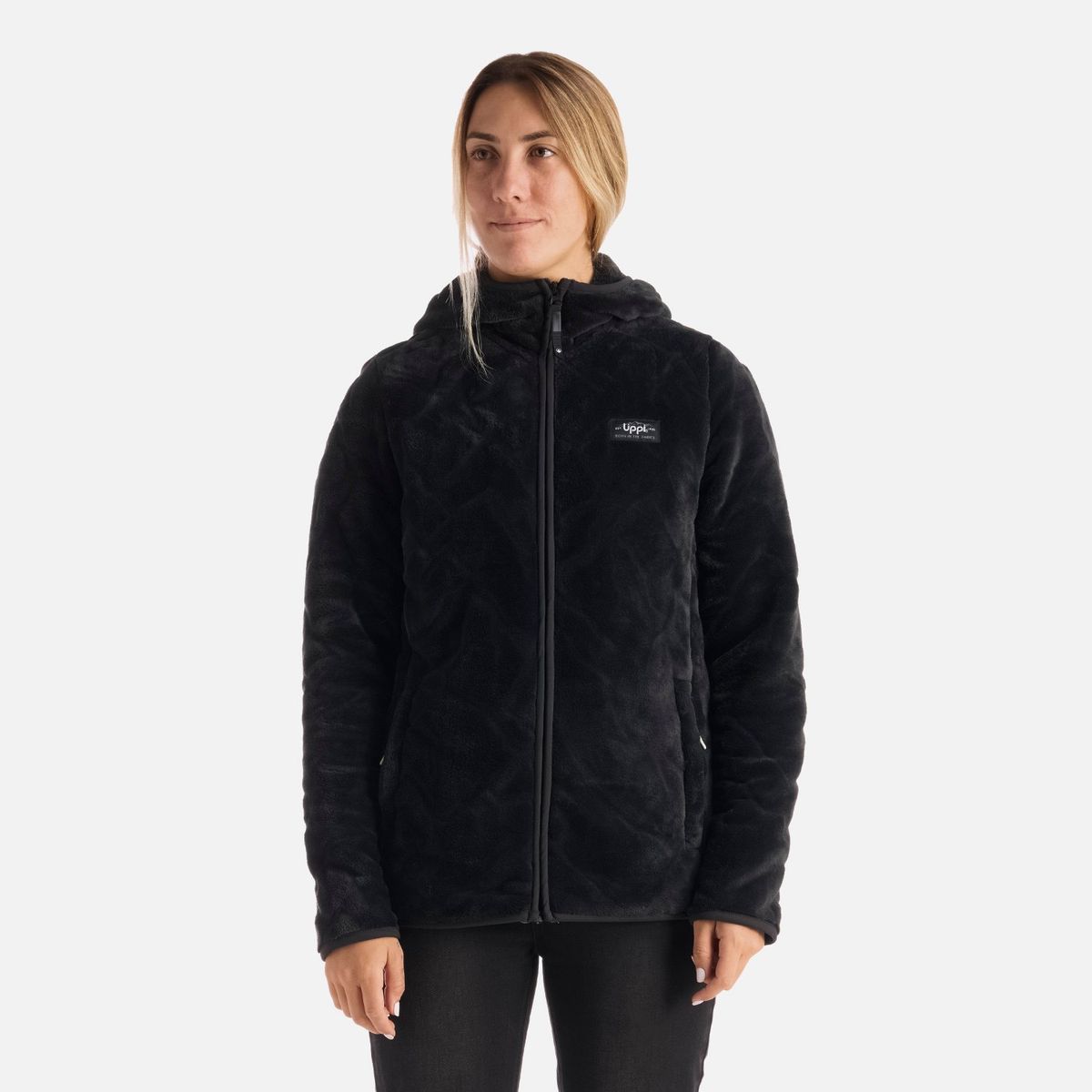 LIPPI - Polar Mujer Lakeside Therm-Pro Hoody Jacket Negro Lippi