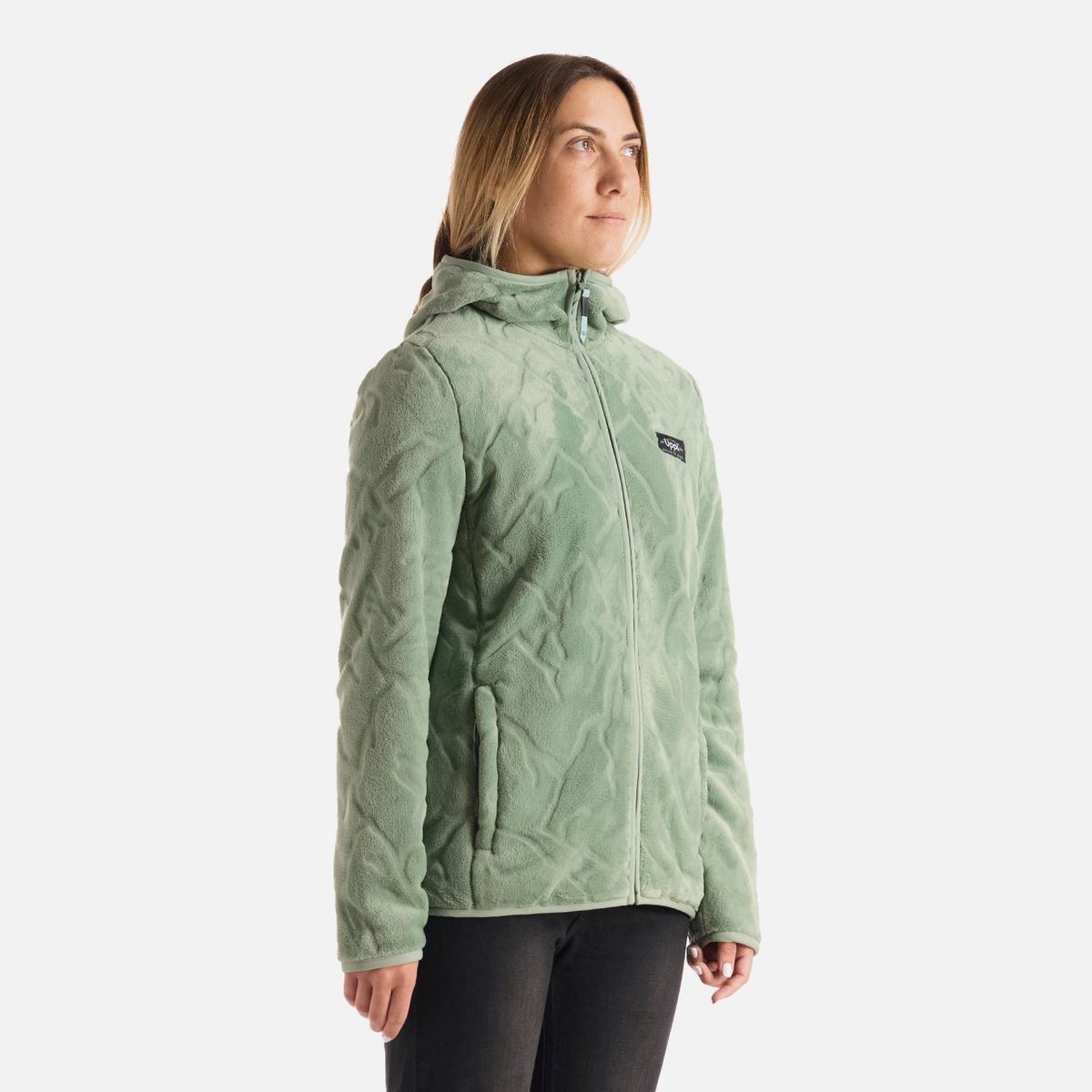 LIPPI - Polar Mujer Lakeside Therm-Pro Hoody Jacket Jade Oscuro Lippi