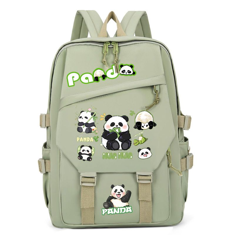 TIOZONEY - Mochila escolar panda para estudiantes