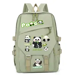 TIOZONEY - Mochila escolar panda para estudiantes