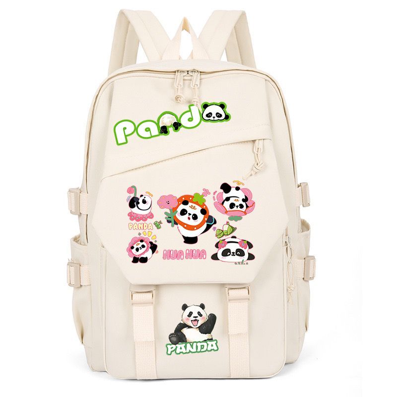 TIOZONEY - Mochila escolar panda para estudiantes