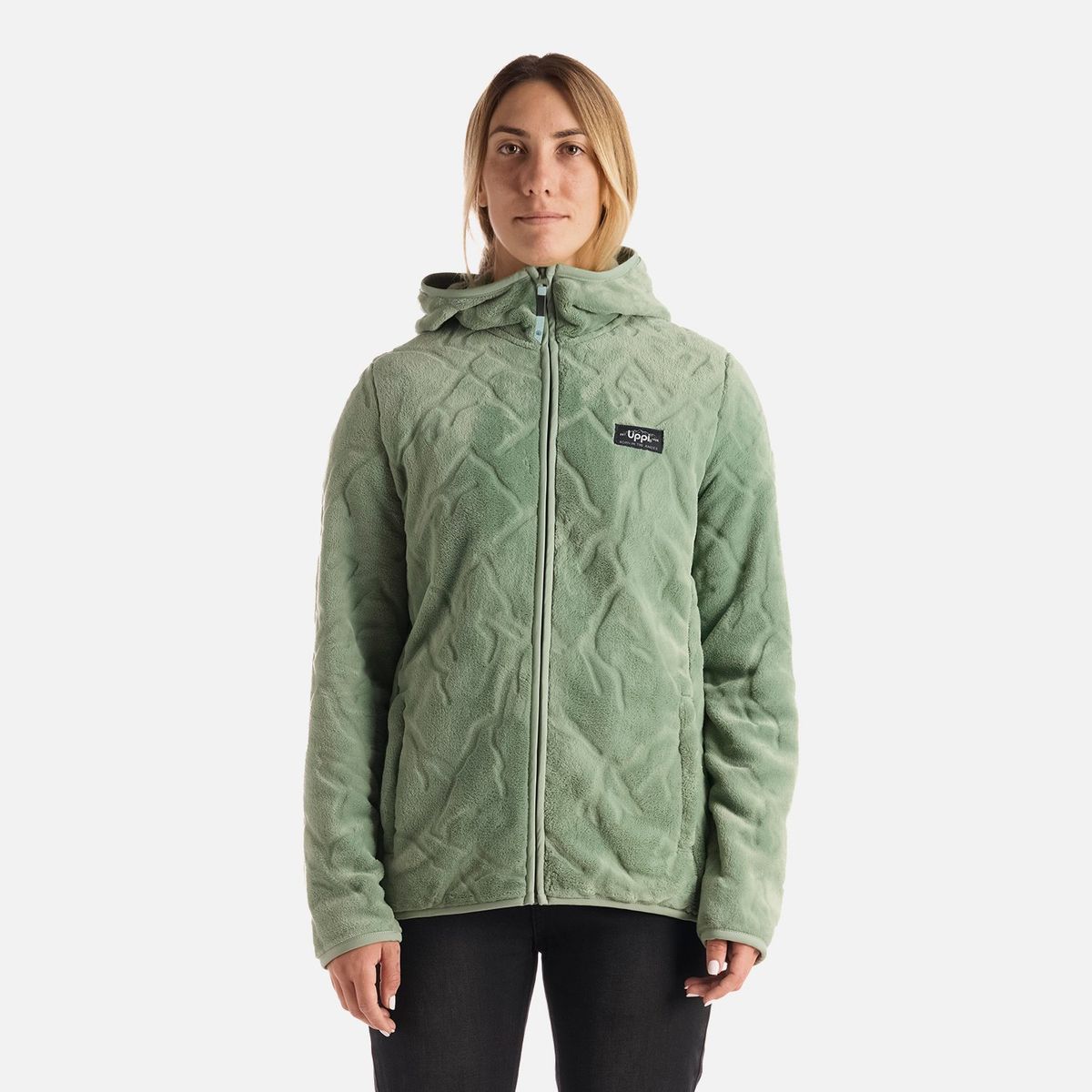 LIPPI - Polar Mujer Lakeside Therm-Pro Hoody Jacket Jade Oscuro Lippi