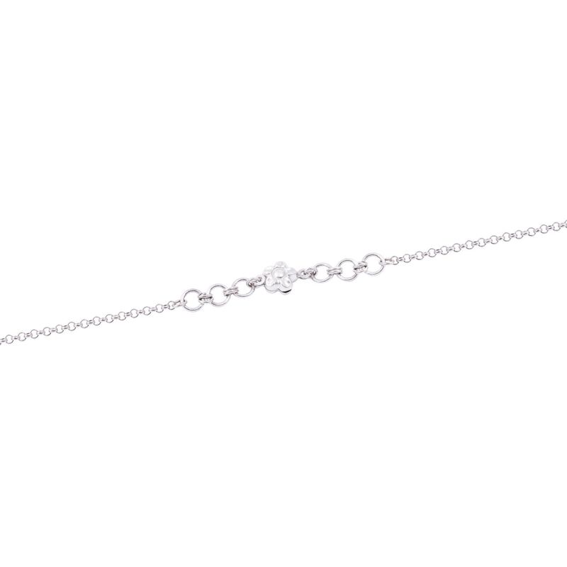 JB JOYAS BARON - Pulsera de Plata Esterlina 925 Flor Central