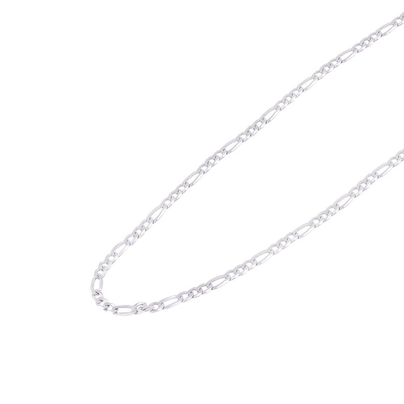 JB JOYAS BARON - Cadena de Plata Esterlina 925 con Eslabón Estilo Cartier