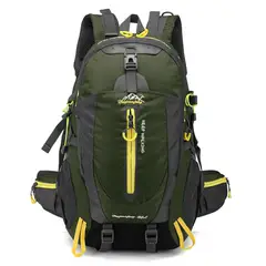 TIOZONEY - Mochila Impermeable 40L Para Camping Trekking Y Viajes