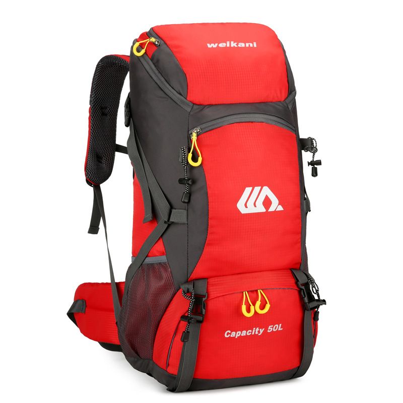 TIOZONEY - Mochila Impermeable 50L Para Camping Trekking Y Viajes