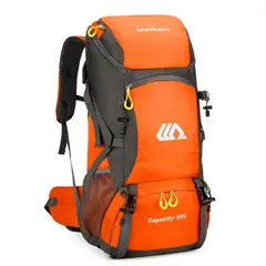 TIOZONEY - Mochila Impermeable 50L Para Camping Trekking Y Viajes