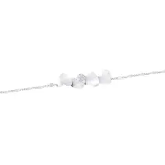 JB JOYAS BARON - Pulsera de Plata Esterlina 925 Cuatro Corazones Unidos