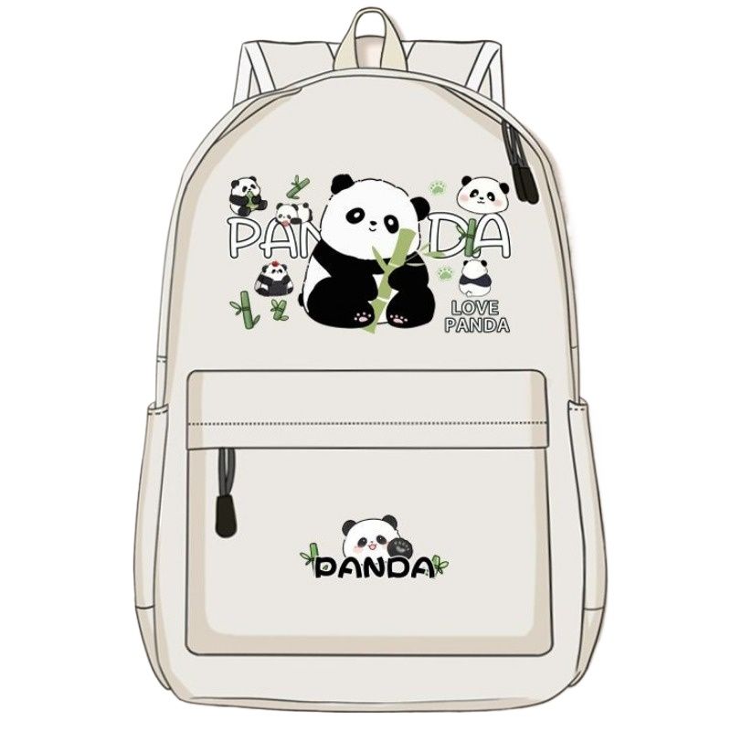 TIOZONEY - Mochila escolar panda para estudiantes