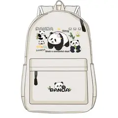 TIOZONEY - Mochila escolar panda para estudiantes