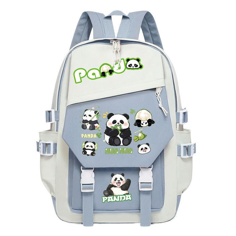 TIOZONEY - Mochila escolar panda para estudiantes